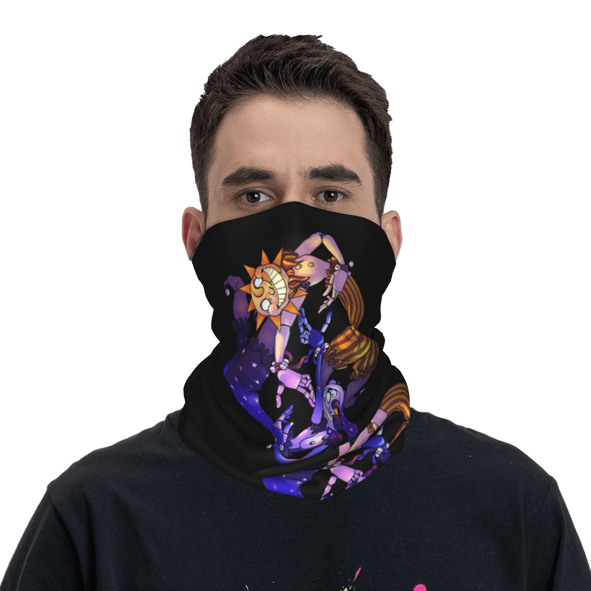 Солнце и Луна FNAF, дышащая ба – обзор и цена Neck Gaiter Face Cover